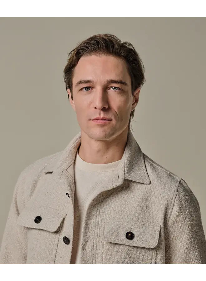 Overshirt Zand Boucle PPXF10023A