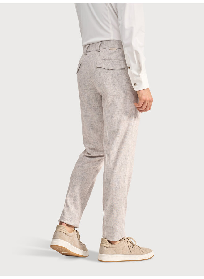 Broek/Chino/ Kostuum Jersey Gemêleerd StevenS26-M11 Sand