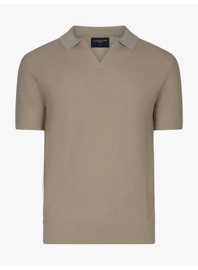 Mironi Polo 116261008 Kleur 840000 Taupe