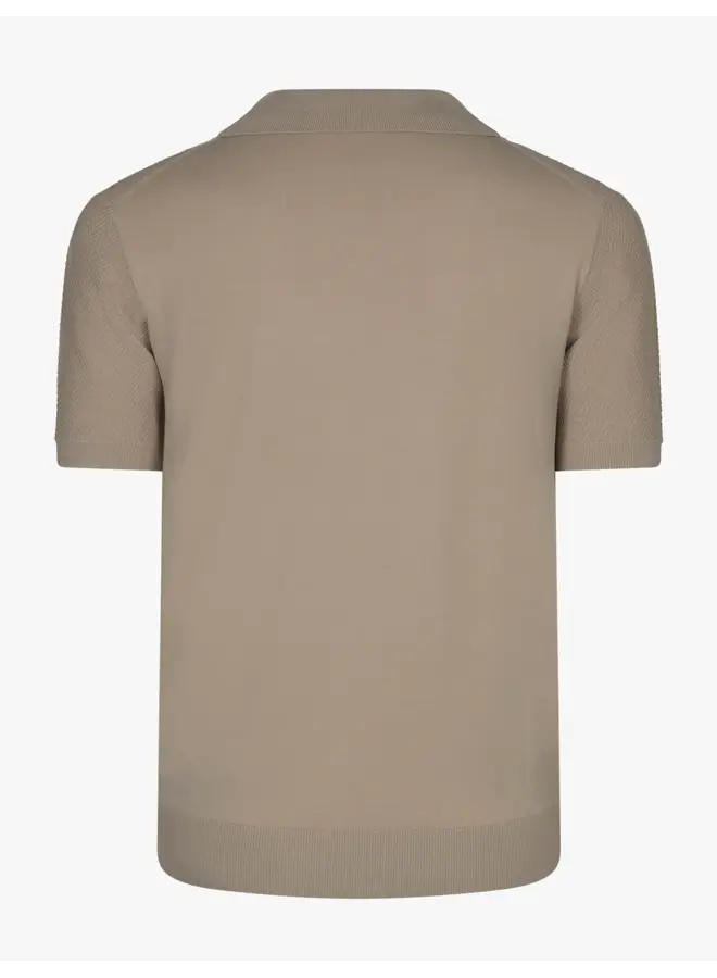 Mironi Polo 116261008 Kleur 840000 Taupe