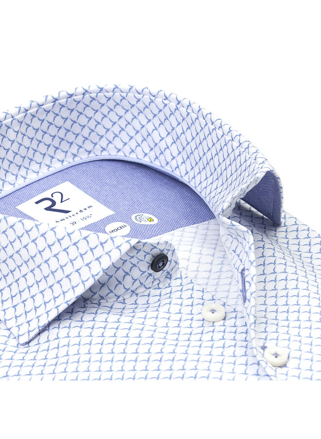 Overhemd Print 132 WSP 063 Col. 18 Light Blue