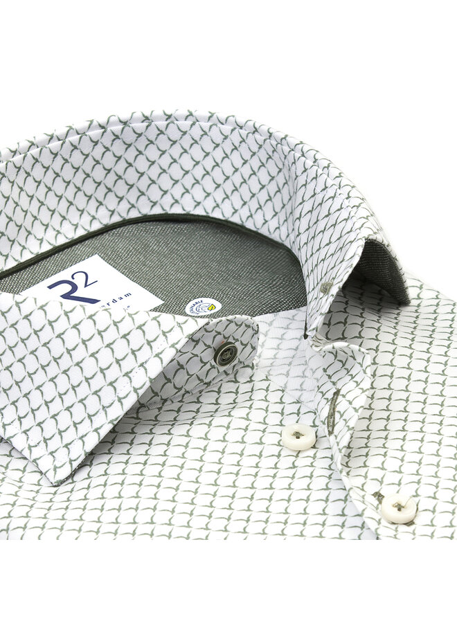 Overhemd Print 132 WSP 063 Col. 74 Green