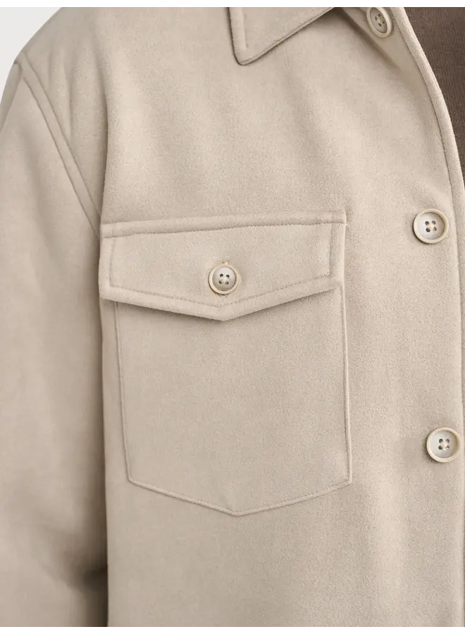 Shirt-Jacket MILANOW25-M42 Stone
