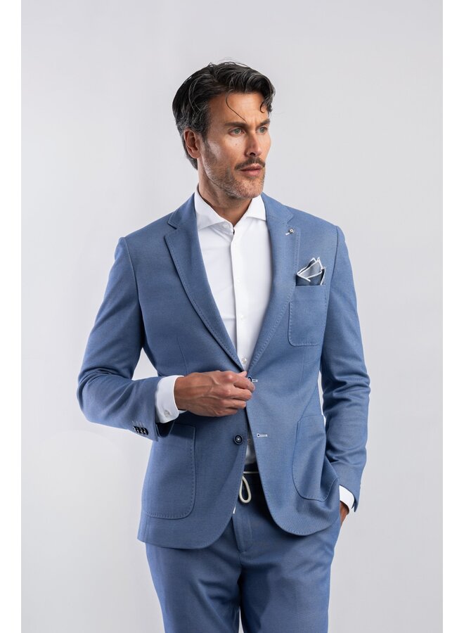 Colbert / Kostuum Jersey Travel 24/7 Knitted JBI-M20 COBALT