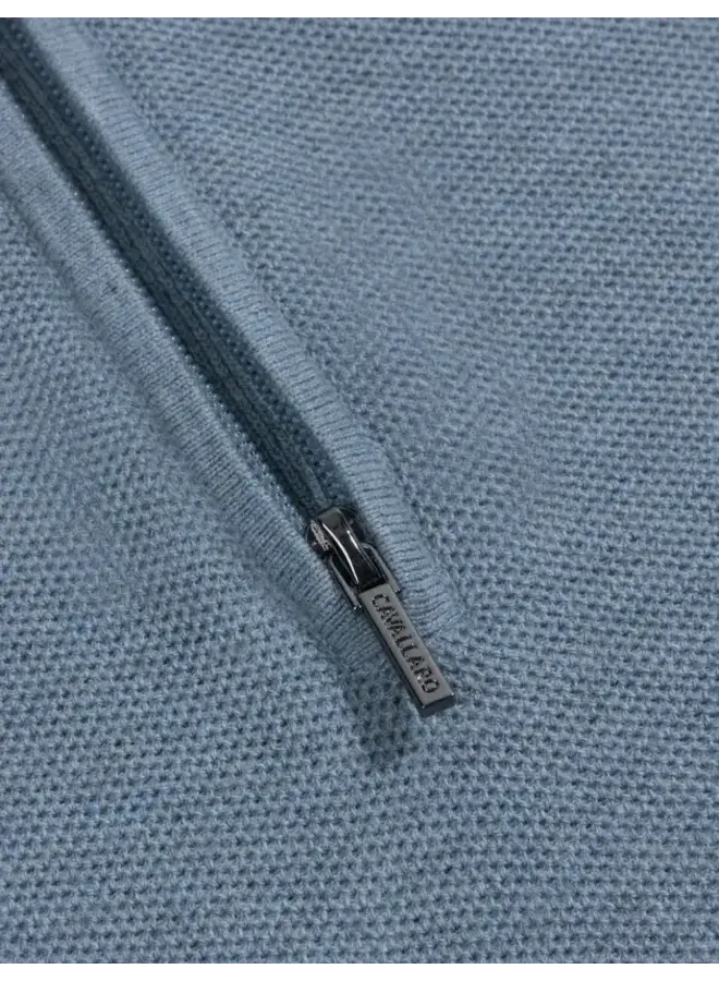 Levanzio Half Zip Trui 118261000 Kleur 600000 Lichtblauw