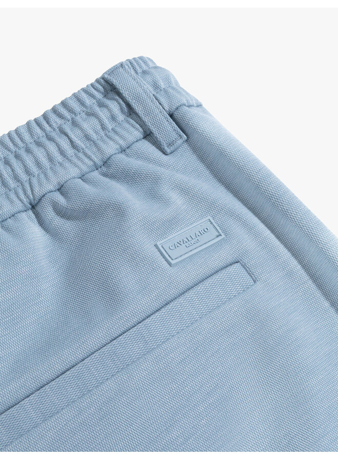 Zaverio Bermuda 122261026 Kleur 600006 Lichtblauw Melange