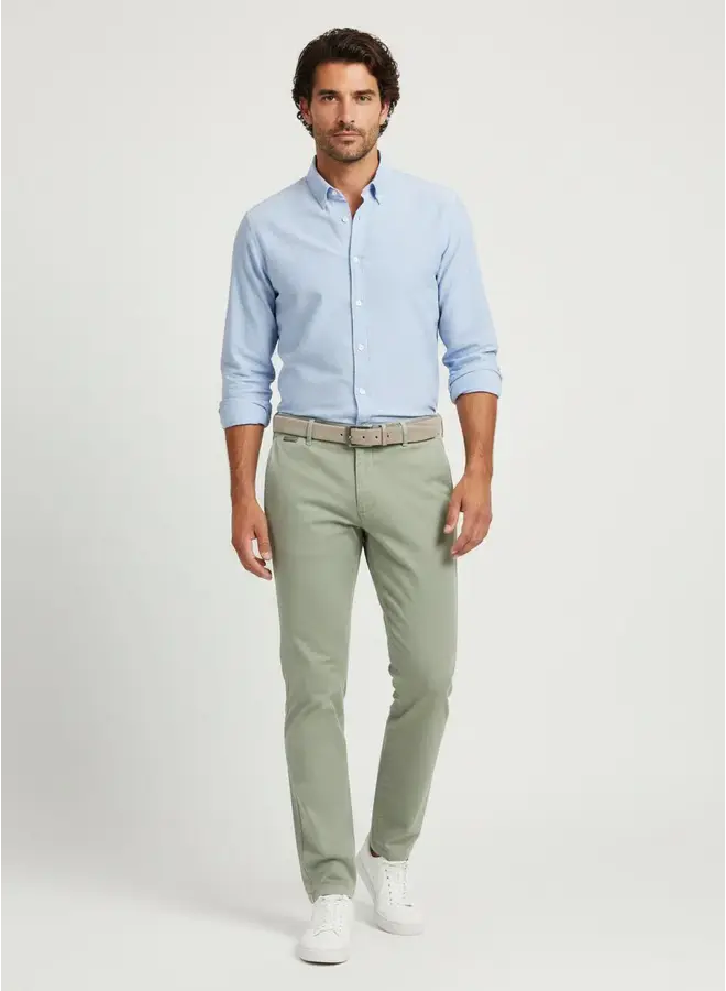 Jeans Chino Rob Coloured Denim Slim Fit 6287 1582 Col. 615 Green