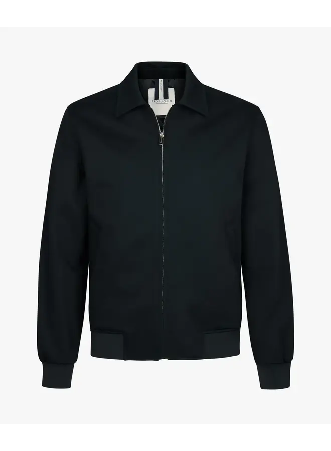 Navy Katoenen Twill Bomber PPXU10002C