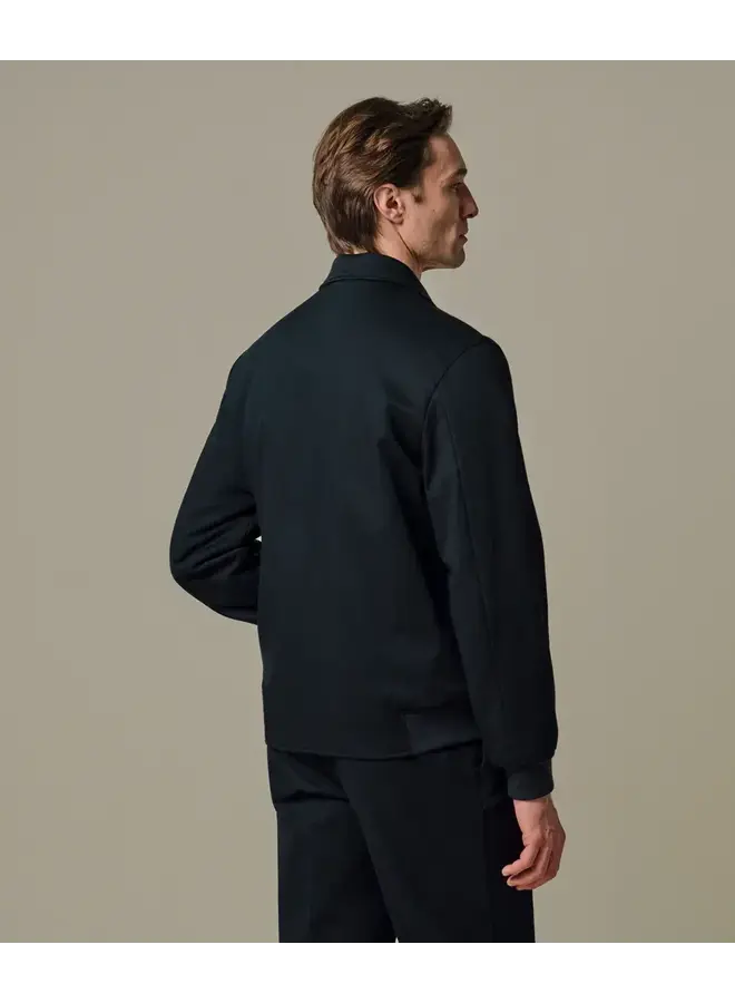 Navy Katoenen Twill Bomber PPXU10002C