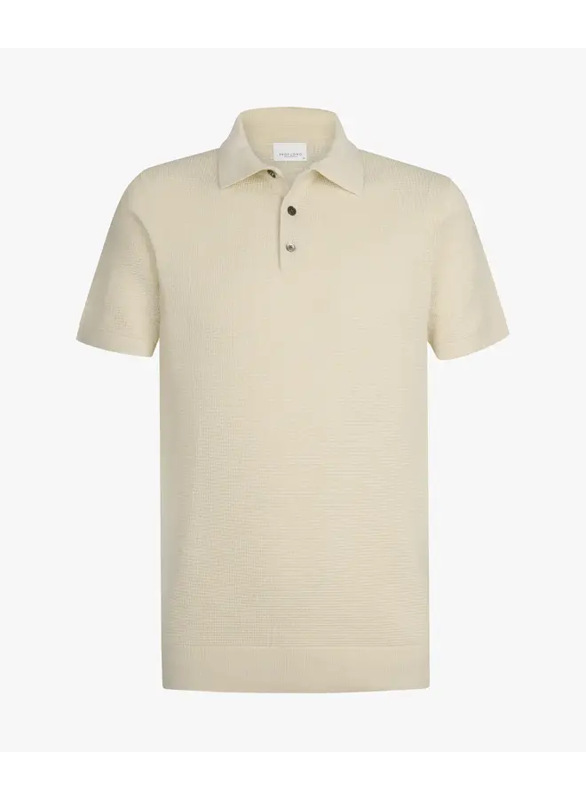 Polo Korte Mouw Off White Aero Ease Waffle PPXD10028F