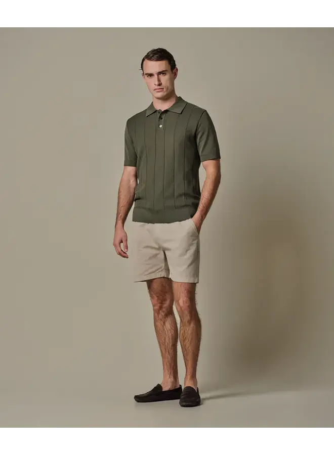 Polo Korte Mouw Groen Streep Aero Ease PPXD10030B