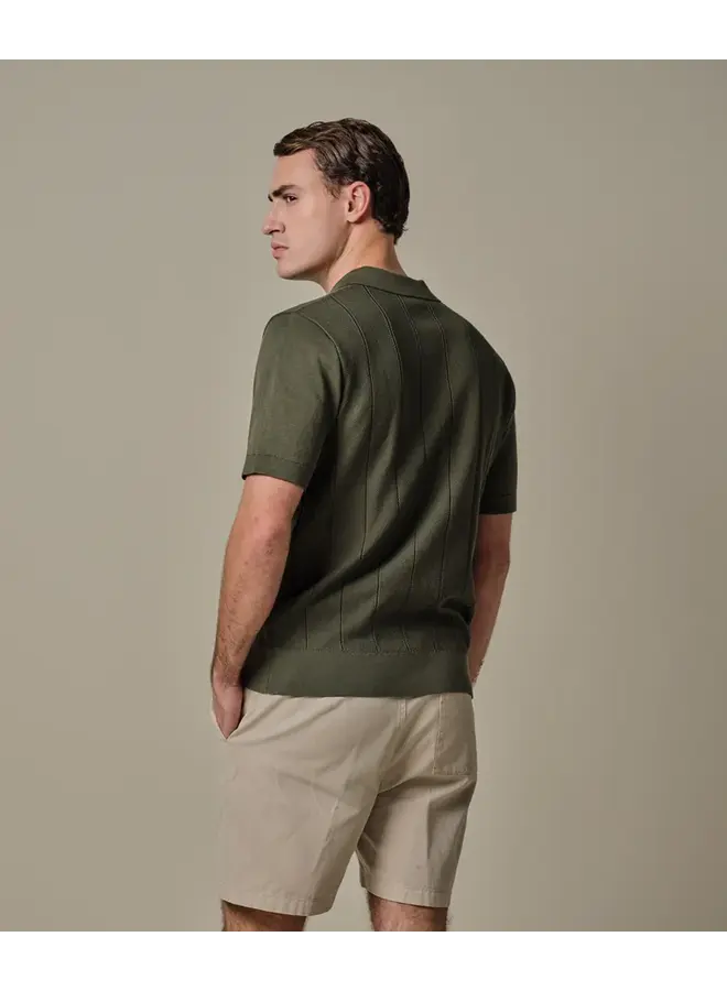 Polo Korte Mouw Groen Streep Aero Ease PPXD10030B