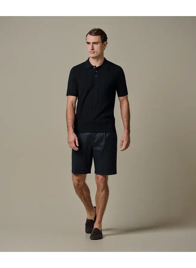 Polo Korte Mouw Navy Streep Aero Ease PPXD10030A