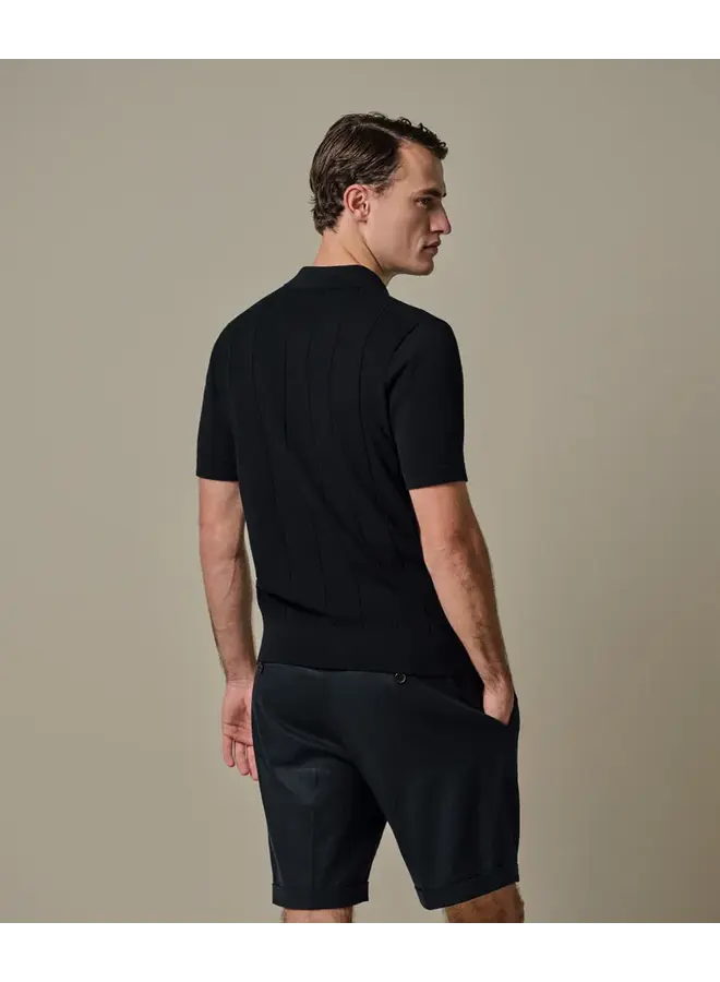 Polo Korte Mouw Navy Streep Aero Ease PPXD10030A