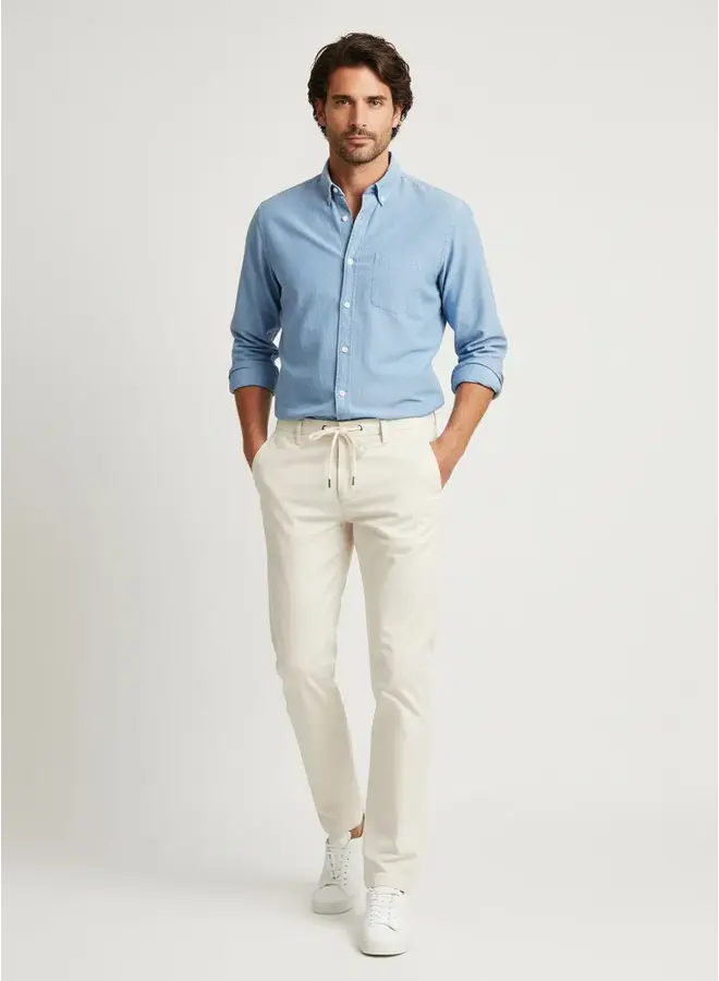 Chino Jump Streep Slim Fit 3037 1515 Col. 045 Beige