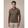 Basso Polo Lange Mouw 116261015 Kleur 880000 Dark Taupe