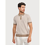 Polo Gebreid Structuur KBIS26-M20 Taupe