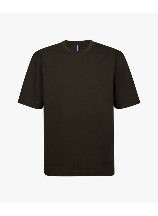 T-Shirt Oversized PPXT10003B Donkerbruin