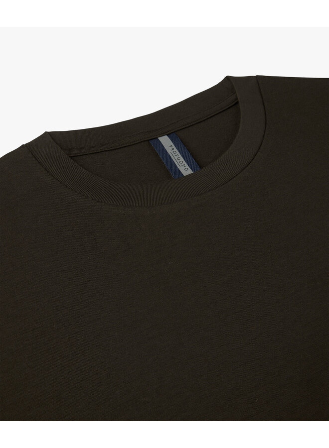 T-Shirt Oversized PPXT10003B Donkerbruin