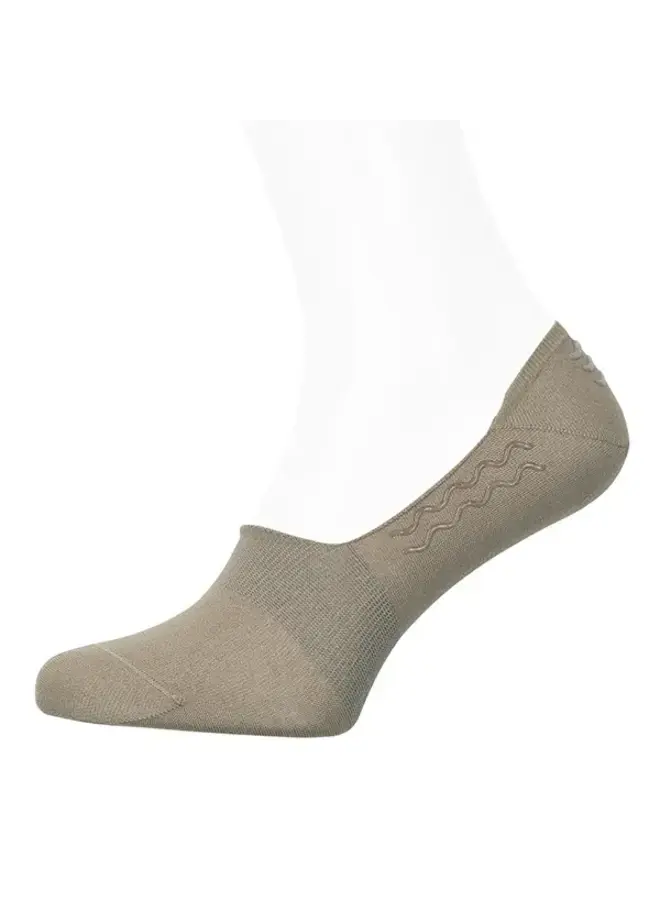Katoenen Herensokken – Invisible 400-09  Kaki Taupe