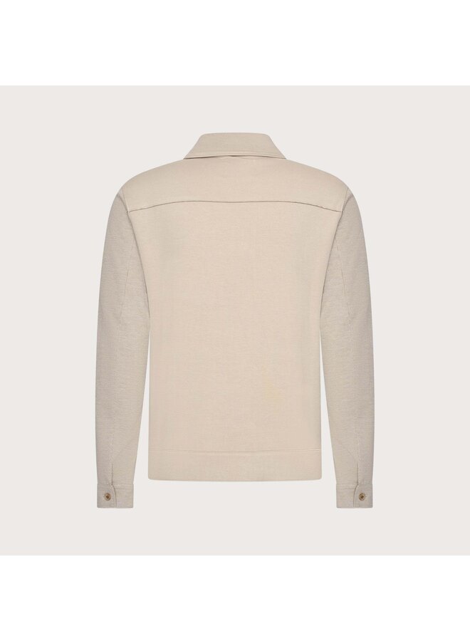 Overshirt Stretch Knoopsluiting MILANOS26-M33 Camel