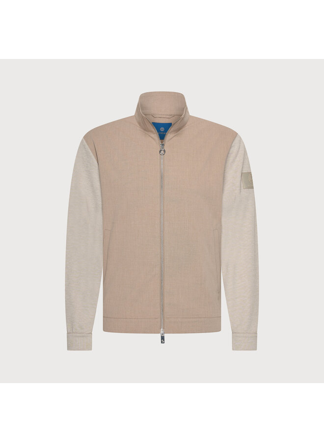 Overshirt Stretch Ritssluiting TIVOLIS26-M23 Beige