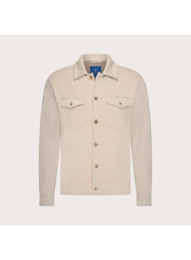 Overshirt Stretch Knoopsluiting MILANOS26-M33 Camel