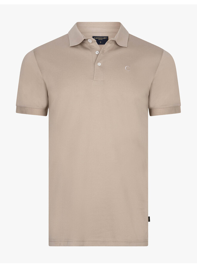 Vipiteno Polo Korte Mouw 116261027 Kleur 841000 Light Taupe