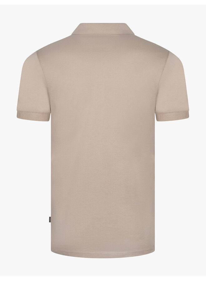 Vipiteno Polo Korte Mouw 116261027 Kleur 841000 Light Taupe