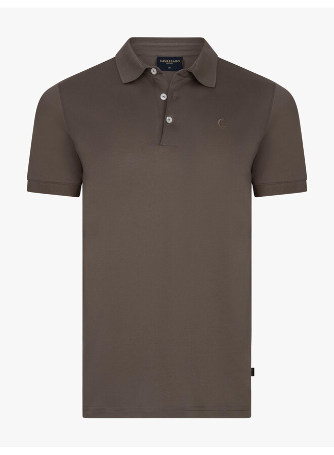Vipiteno Polo Korte Mouw 116261027 Kleur 880000 Dark Taupe