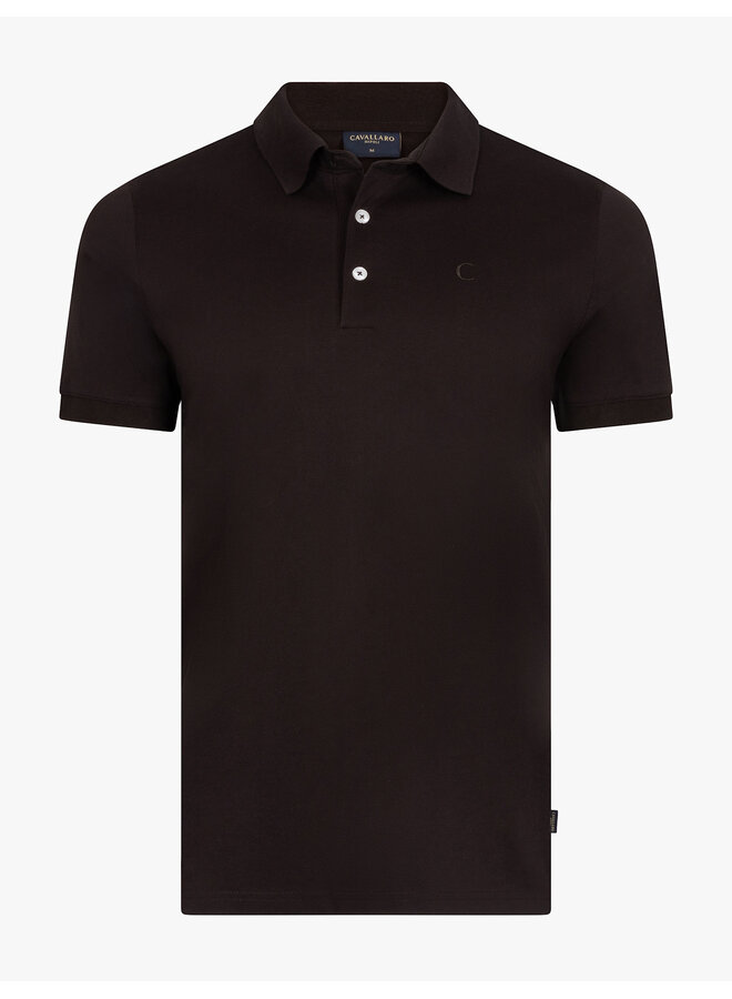 Vipiteno Polo Korte Mouw 116261027 Kleur 898000 Donkerbruin