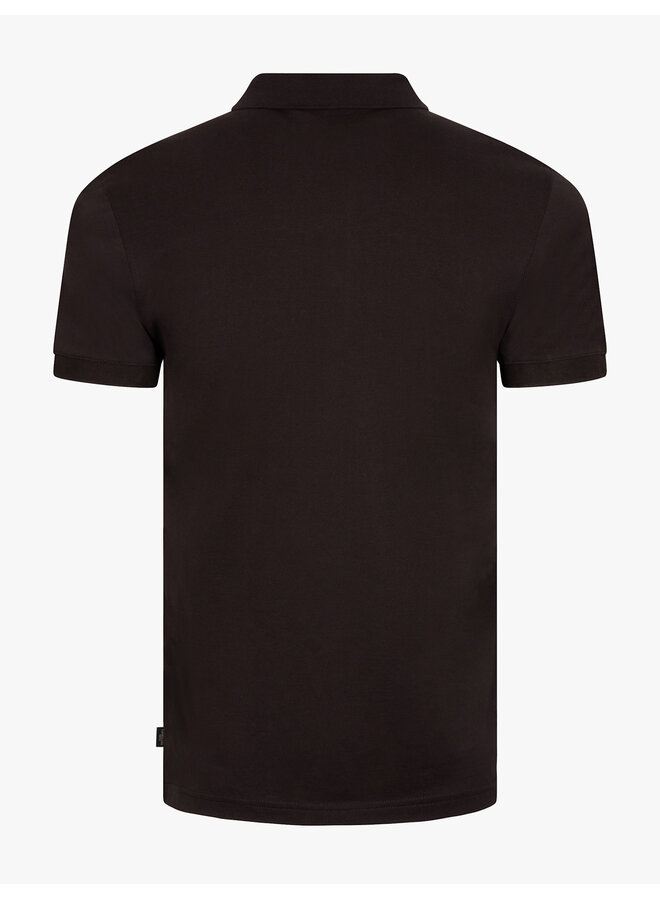 Vipiteno Polo Korte Mouw 116261027 Kleur 898000 Donkerbruin