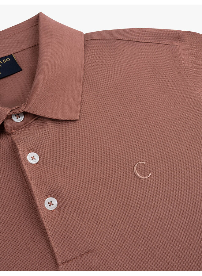 Vipiteno Polo Korte Mouw 116261027 Kleur 310000 Oudroze