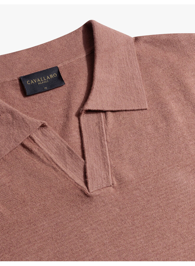 Erlino Polo Korte Mouw 116261033 Kleur 310000 Oudroze