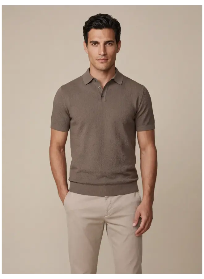 Milanio Polo 116261010 Kleur 880000 Donker Taupe