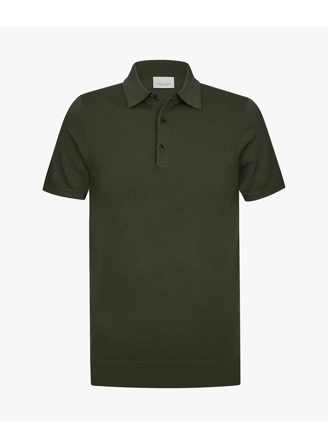 Polo Groen Luxury Basic PPXD10007C