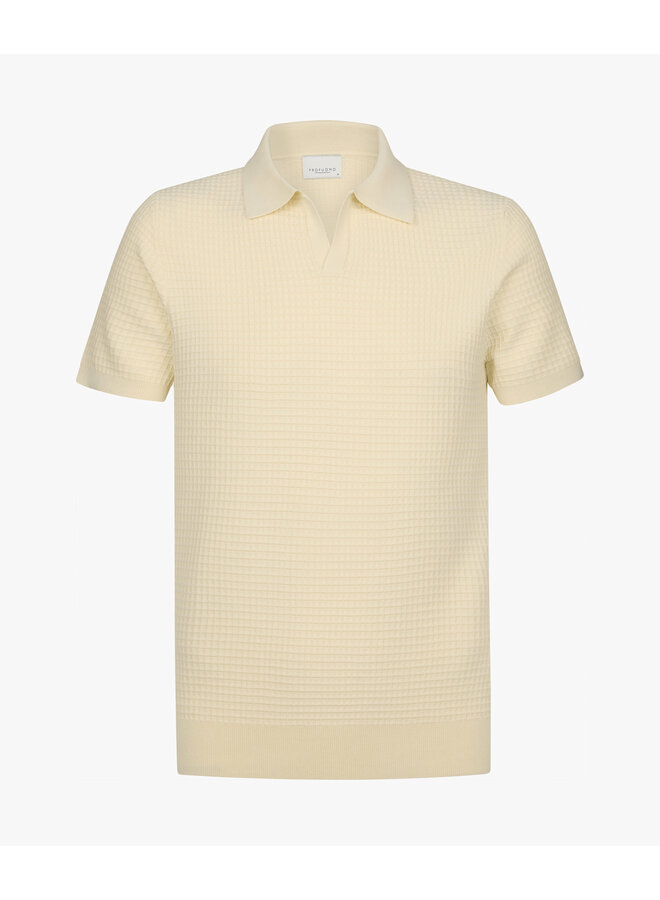 Polo Off White Open Collar PPXD10010A