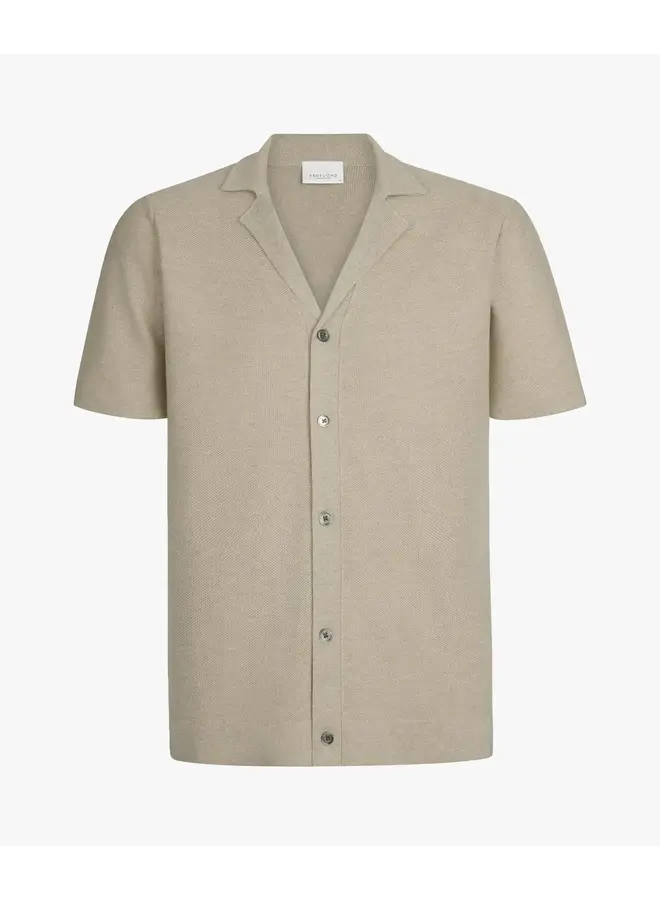 Poloshirt Korte Mouw Beige Aero Ease Camp PPXD10032C