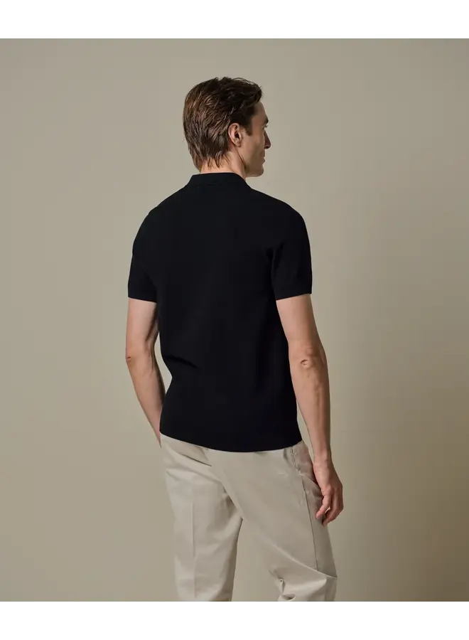 Polo Navy Luxury Basic Open Collar PPXD10009A