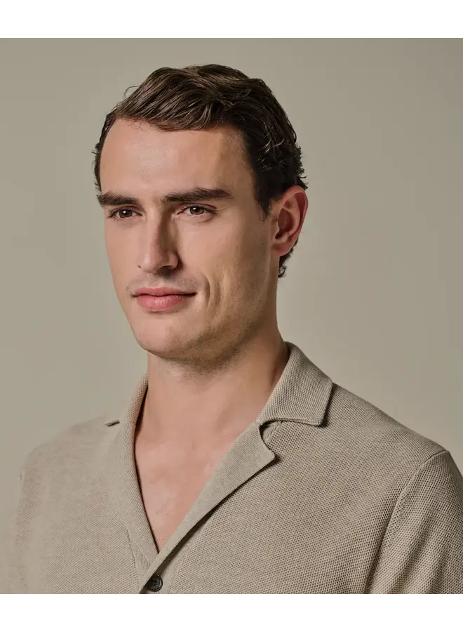 Poloshirt Korte Mouw Beige Aero Ease Camp PPXD10032C