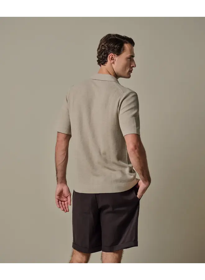 Poloshirt Korte Mouw Beige Aero Ease Camp PPXD10032C