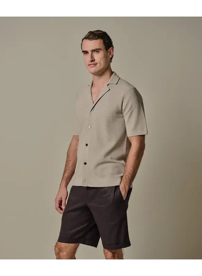 Poloshirt Korte Mouw Beige Aero Ease Camp PPXD10032C