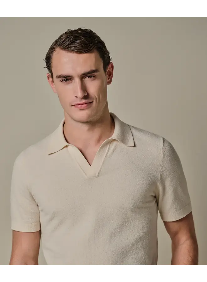 Polo Korte Mouw Off White Crêpe PPXD10023E