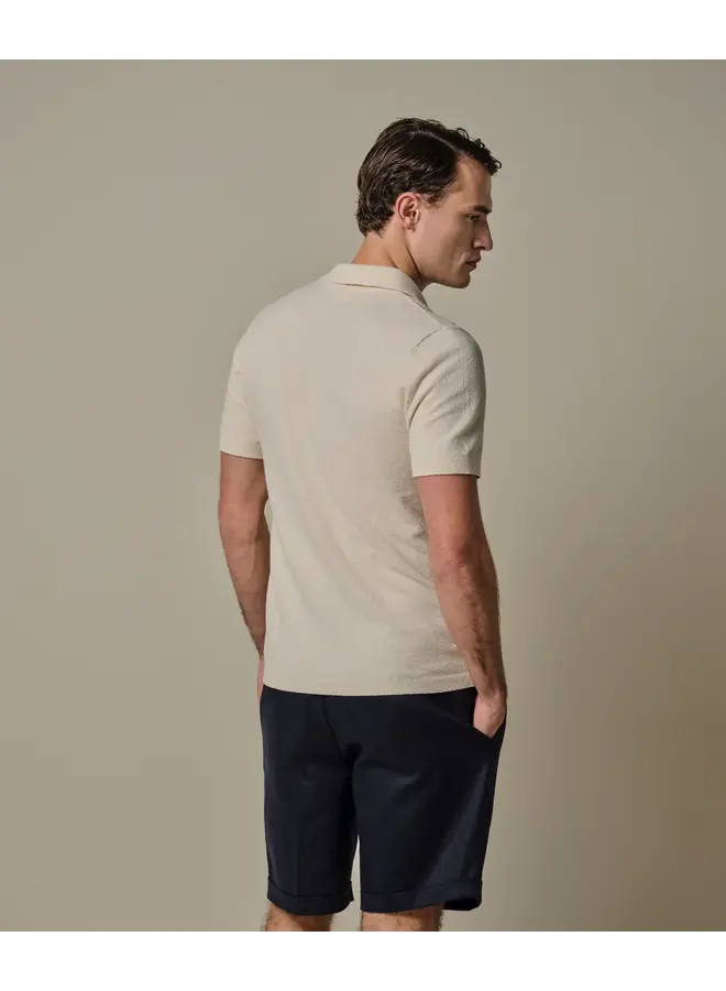 Polo Korte Mouw Off White Crêpe PPXD10023E