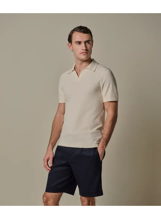 Polo Korte Mouw Off White Crêpe PPXD10023E