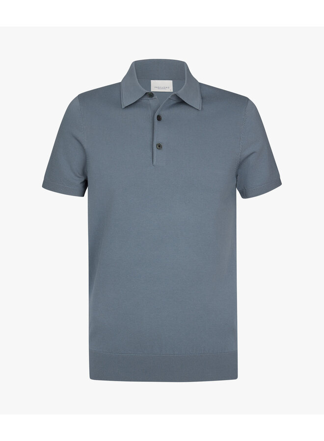 Polo Grey Blue Luxury Basic PPXD10007F
