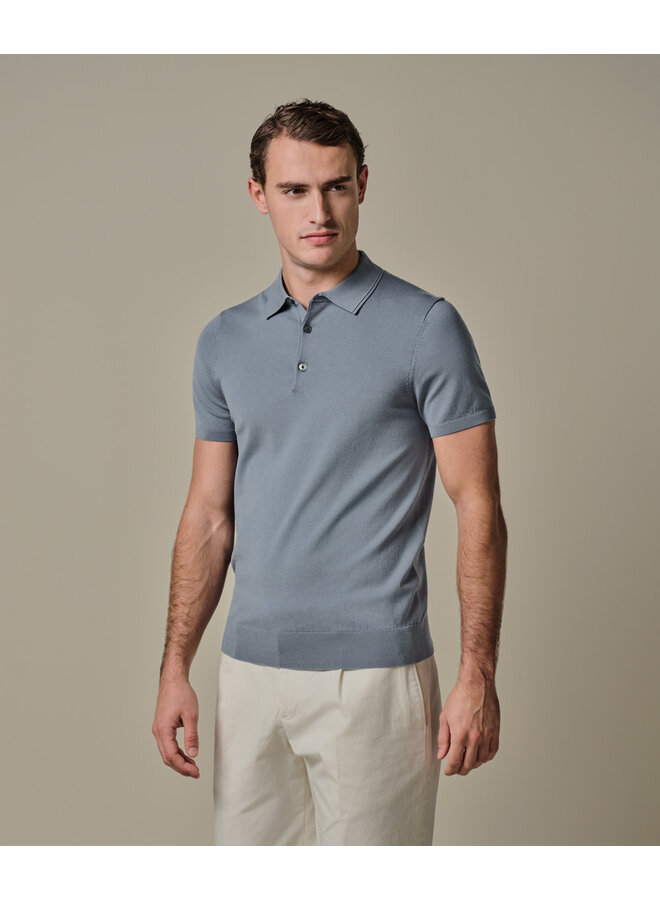 Polo Grey Blue Luxury Basic PPXD10007F