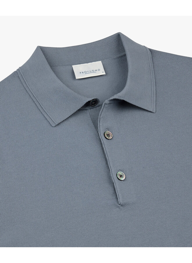 Polo Grey Blue Luxury Basic PPXD10007F