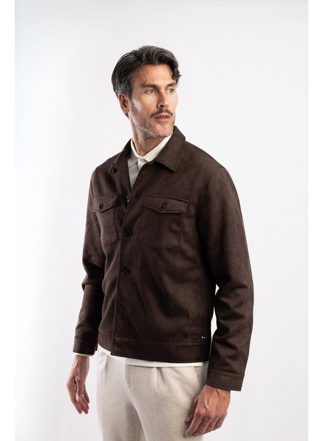 Shirt-Jacket MILANOW25-M42 Brown
