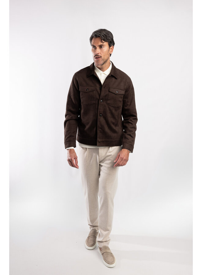 Shirt-Jacket MILANOW25-M42 Brown